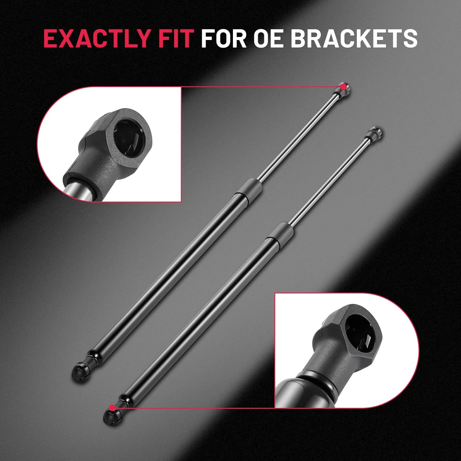 BDFHYK 7178 22.5in/119Lbs (530N) Tailgate Lift Supports Shock Struts Gas Spring Compatible with Honda HR-V 2016-2018 Sport Utility, Set of 2