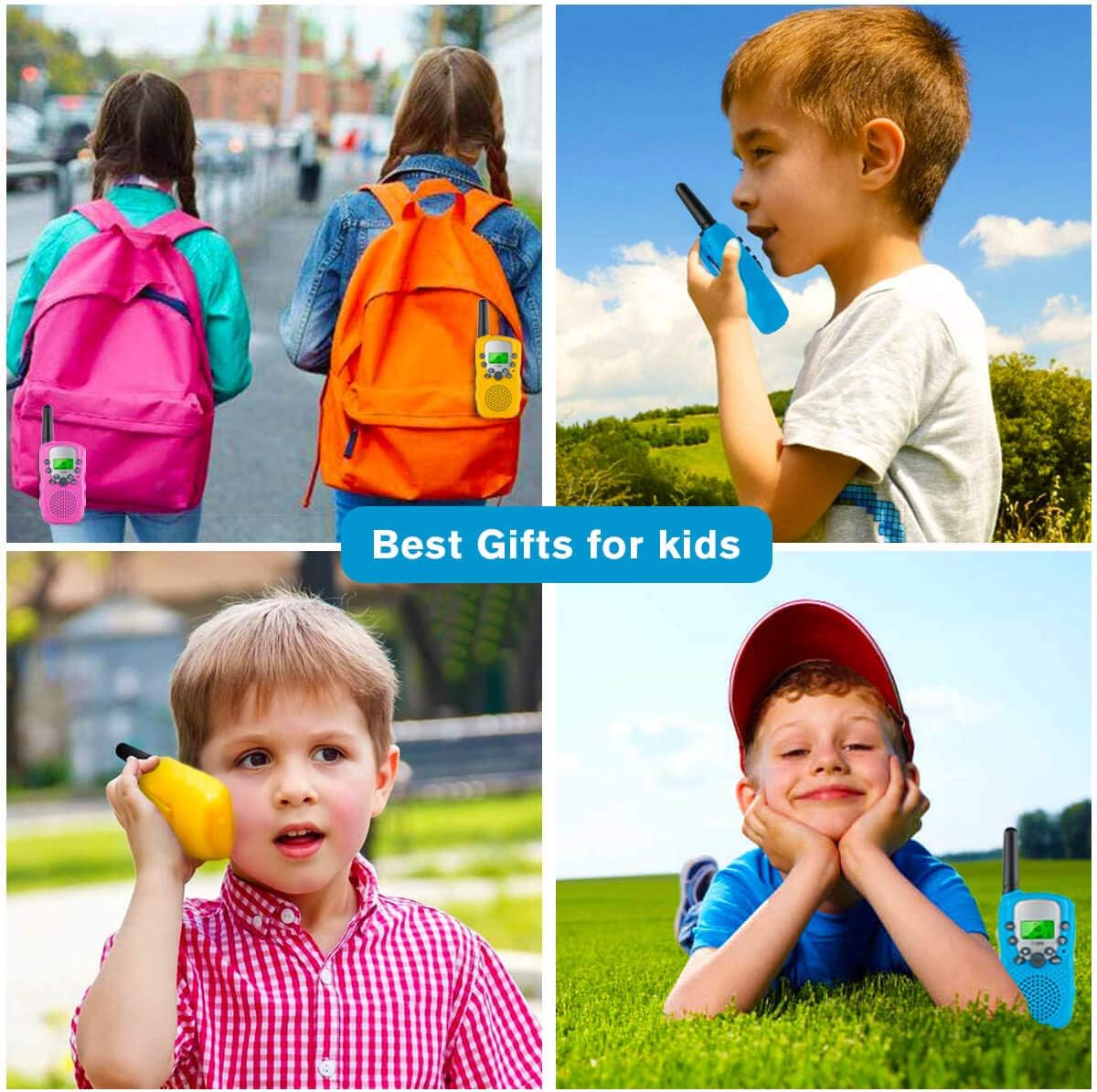 Buy 1 get 1 YINGCANG Walkie Talkies for Kids 22 Channels 2 Way Radio Kid Toy 3 Miles Long Range with Backlit LCD Flashlight Best Gifts Toys for Boys and Girls to Outside Adventures, Camping, Hiking 3 Pack