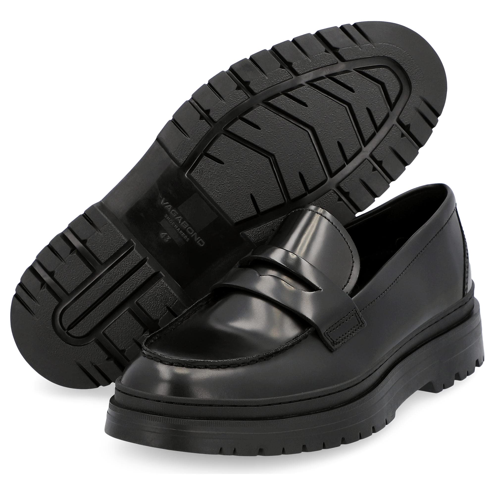 Vagabond Shoemakers James Polished Leather Penny Loafer  display picture 2
