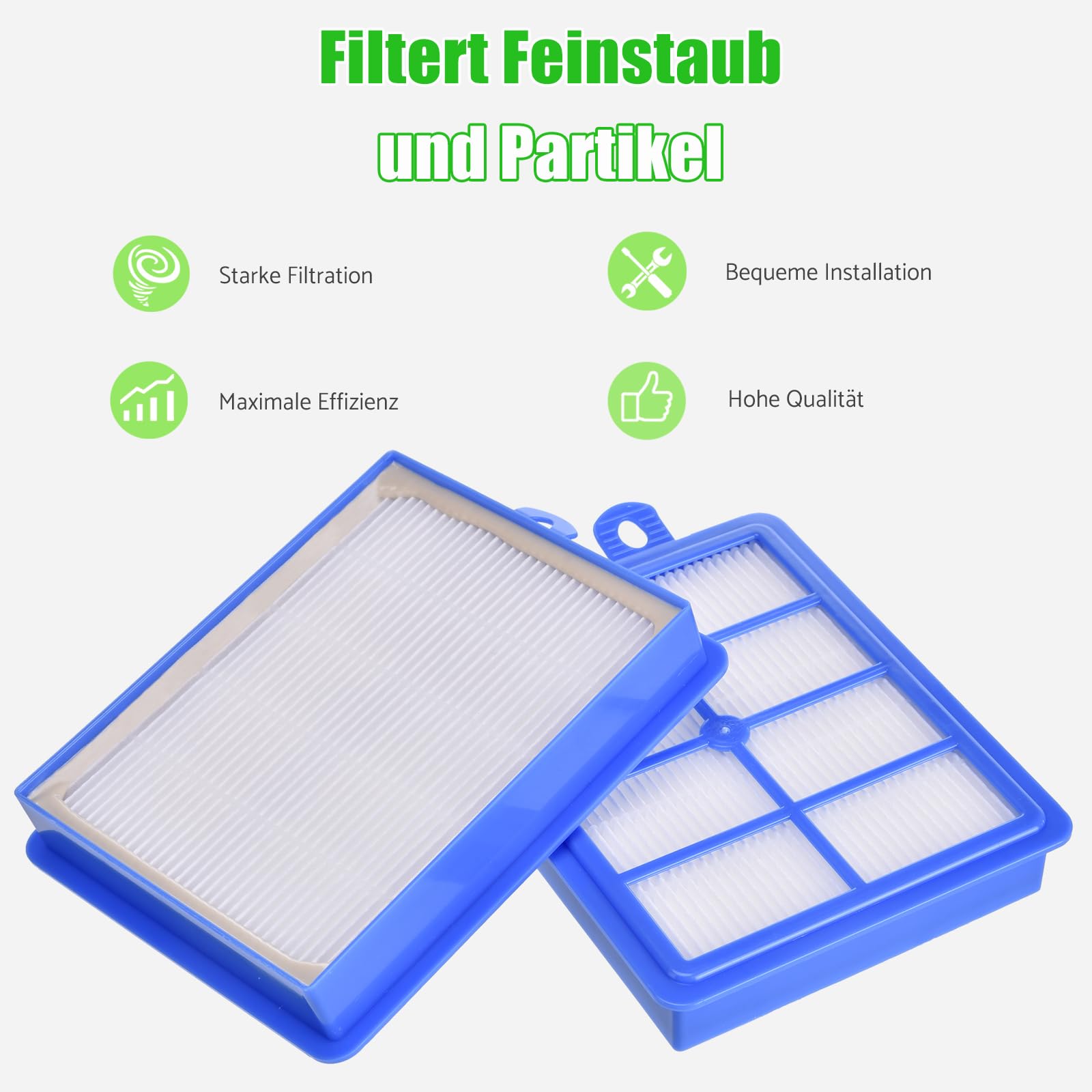 vhbw 2x filtro compatibile con AEG VX6, VX7, VX8, LX7, LX8, LX9