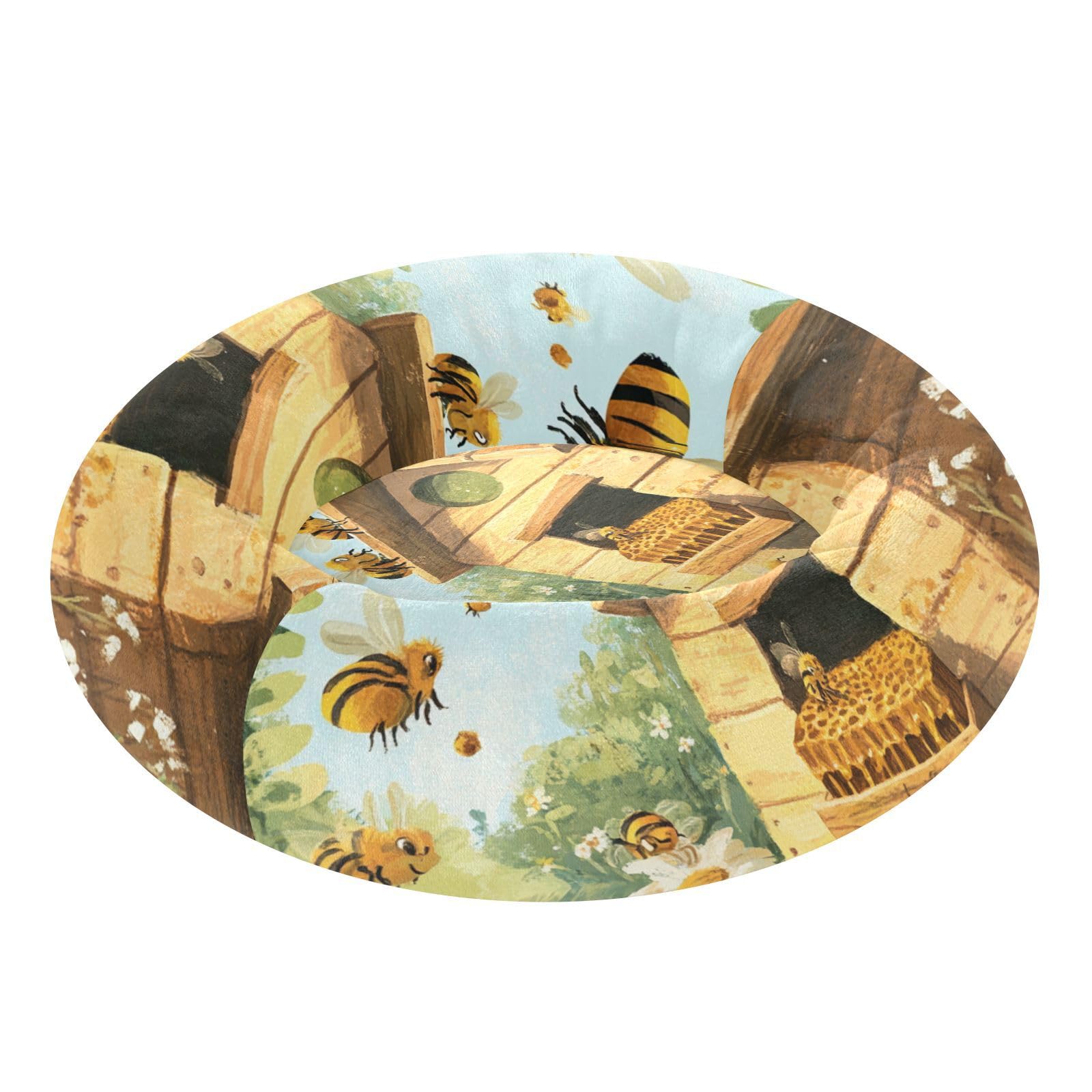 Lit pour chien amovible et lavable Bee Home Honey taille M