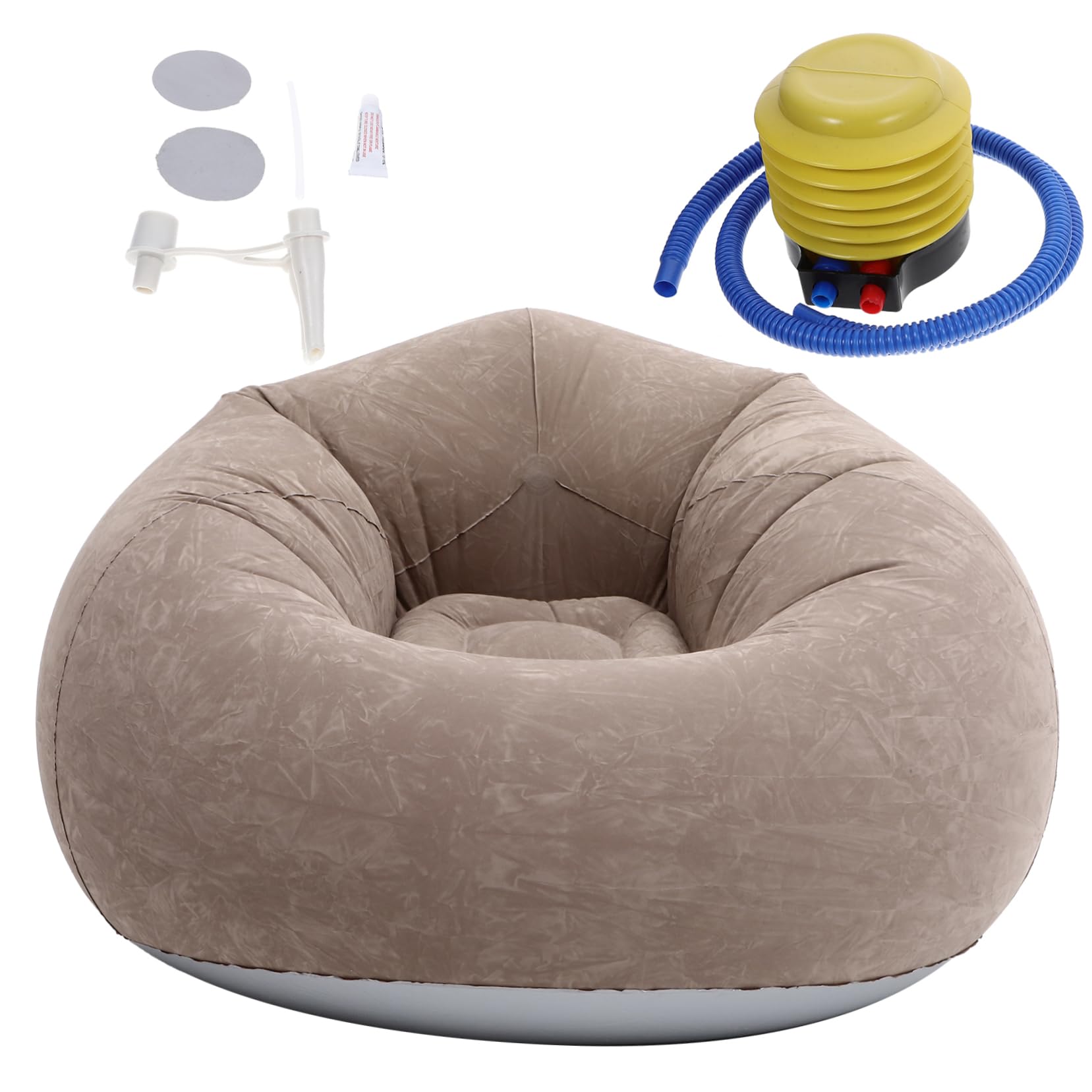 Fauteuil gonflable épuré avec assise pliable ergonomique et étanche