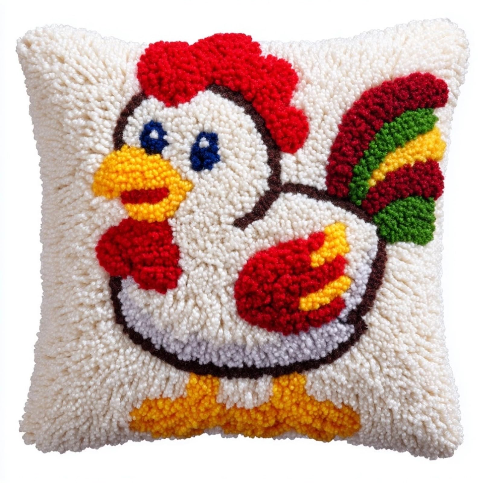 AxiangziK Latch Hook Pillow Kits for Beginners,Chicken
