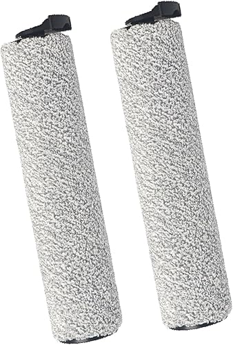 Paquete de 2 cepillos de rodillo suave compatibles con aspiradora inalámbrica Tineco iFloor 2, piezas de repuesto para limpiador de suelos Tineco