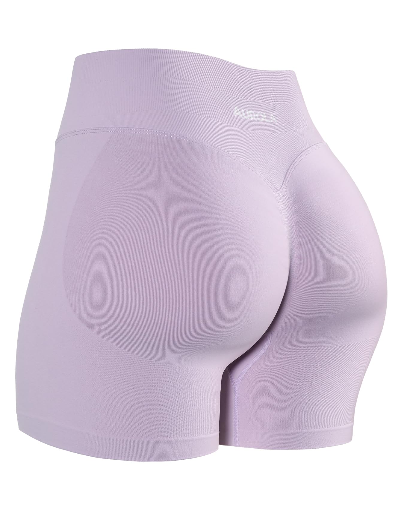 AUROLA Influence Workout Shorts for Women,2.5 3.5 4.5 5.5 6.5 No Roll Up Squat Proof Scrunch Seamless Compression Gym Short