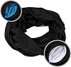 Ready Steady - RFID Travel Scarf, Infinity Scarf, 2 Hidden Zipper Pockets