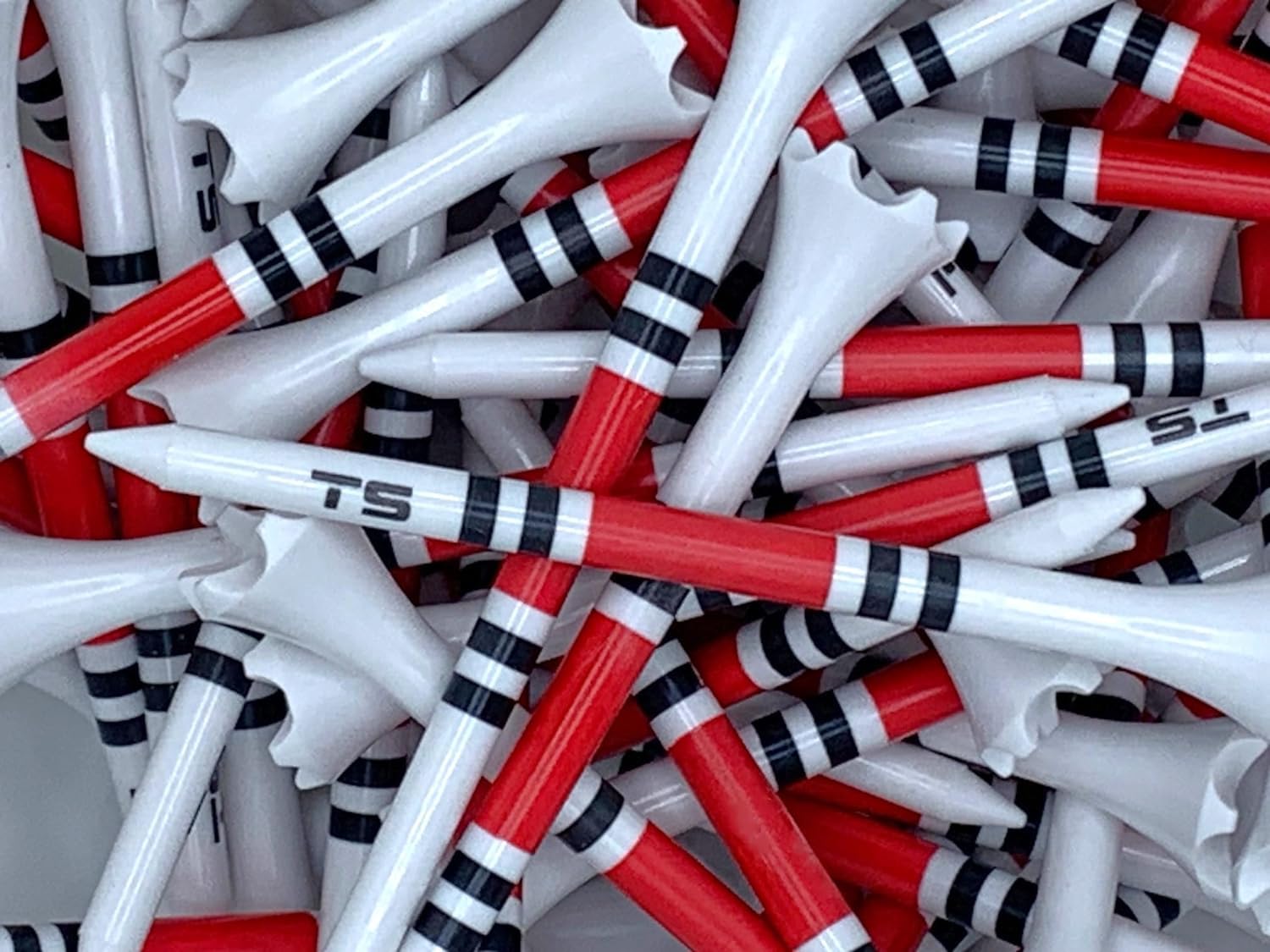 TRUESTRIKE Premium USA Golf Tees 3 1/4 or 2 3/4-100 Plastic Golf Tees in Bulk