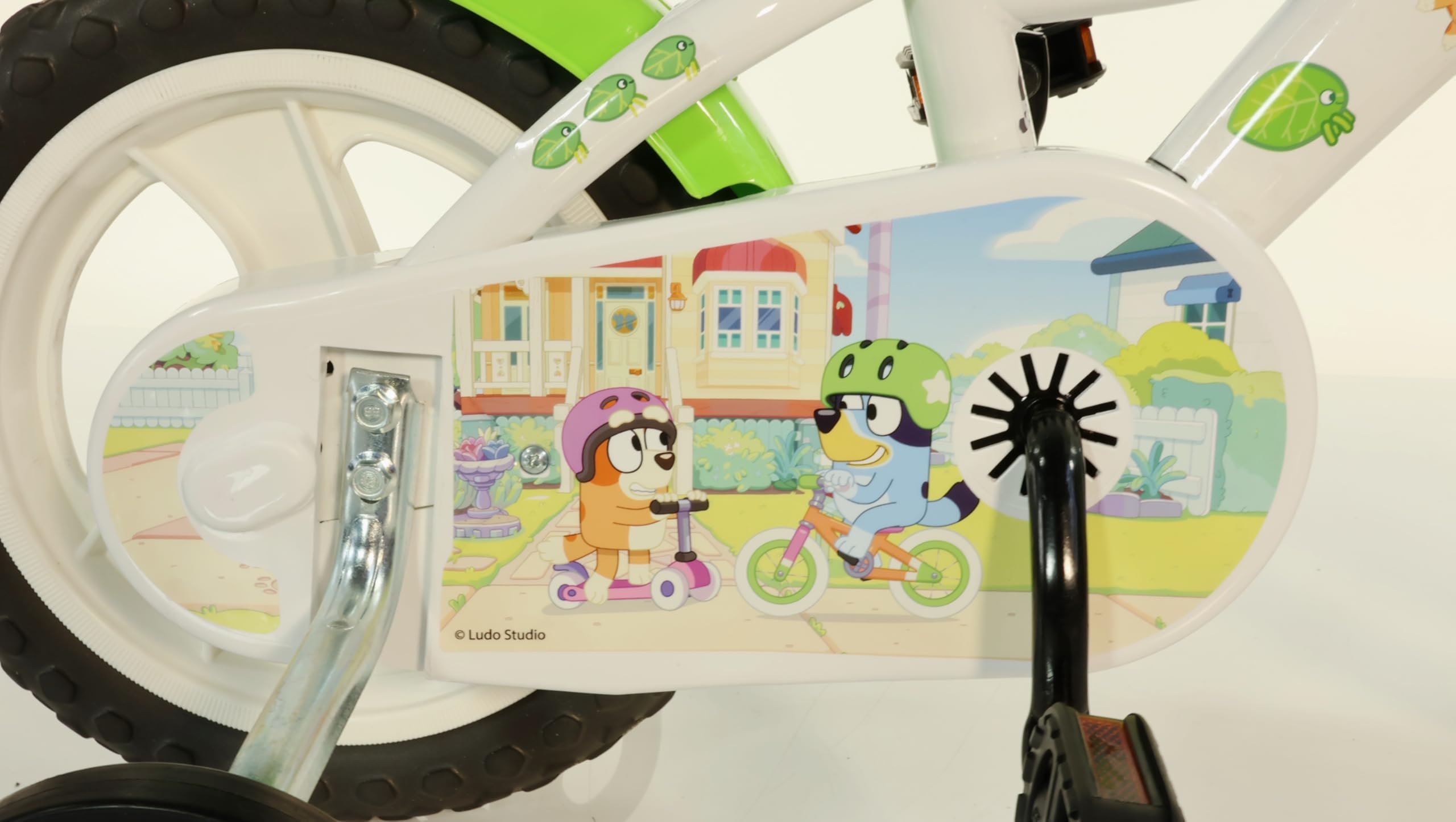 Dino Bikes per Bluey bicicletta Bimba e Bimbo 12"