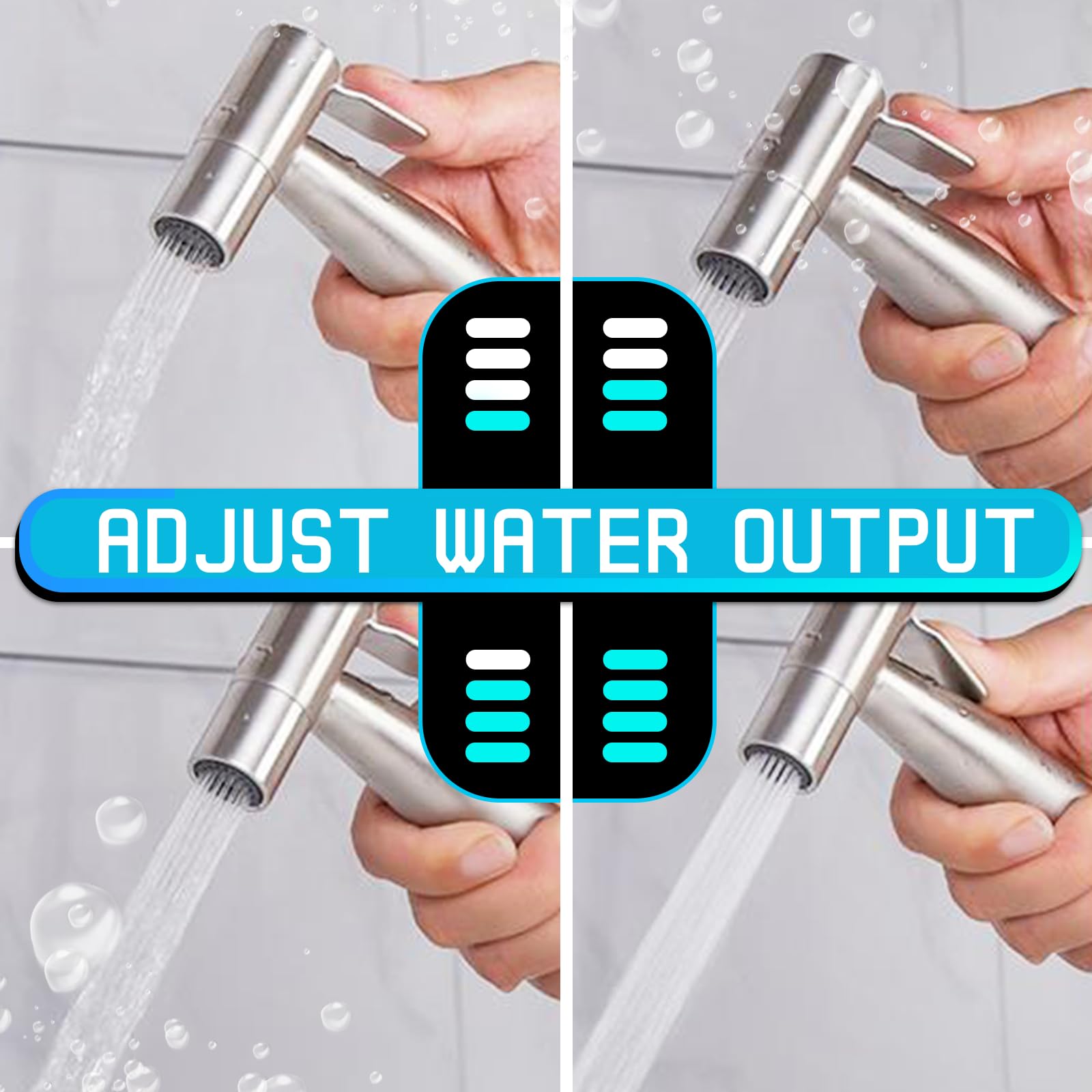 Doccetta Bidet Manuale In Acciaio Inox - Spruzzatore Igienico Ad Alta Pressione