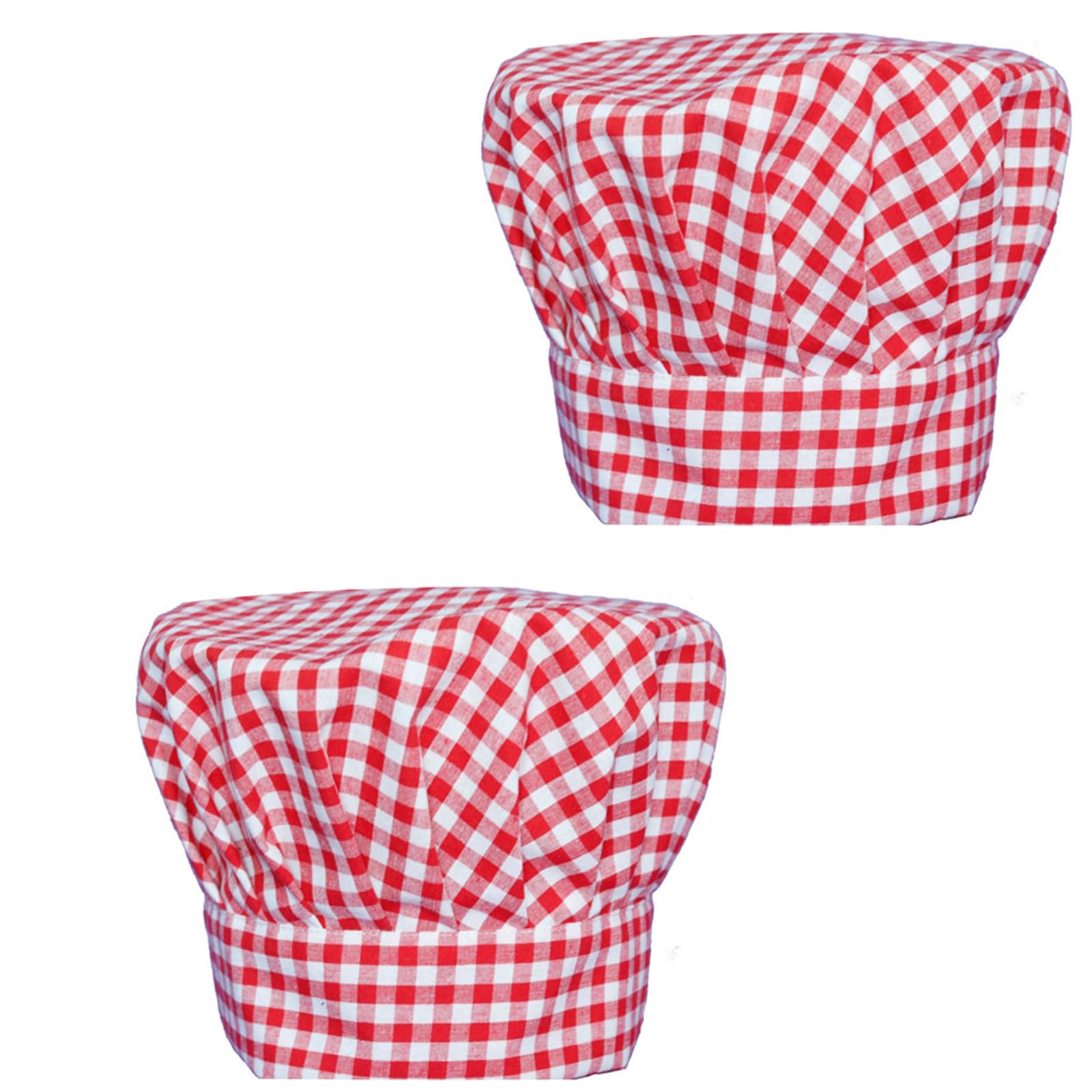 Naapesi Gorro de Cocina Ajustable Unisex,2 Gorros de Chef en Polycotton para Hombre y Mujer,Bandana Ideal para Restaurantes, Cocinas, Panaderías, Cafeterías, Hoteles y Supermercados