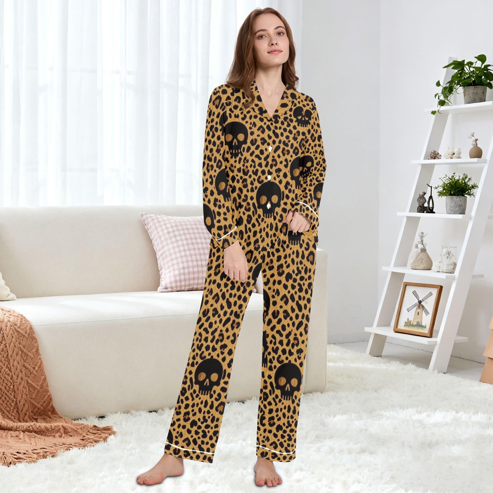 Wudan Luźna odzież domowa Relaxed Fit Piżama domowa Codzienny relaks dla kobiet