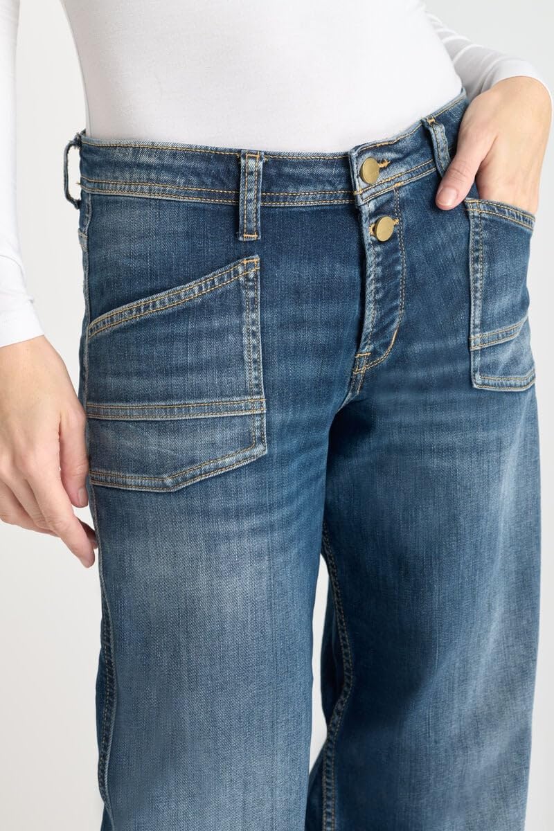 Le Temps des Cerises Leg Lauryn OTA Wide Jeans, Blau Nr. 2