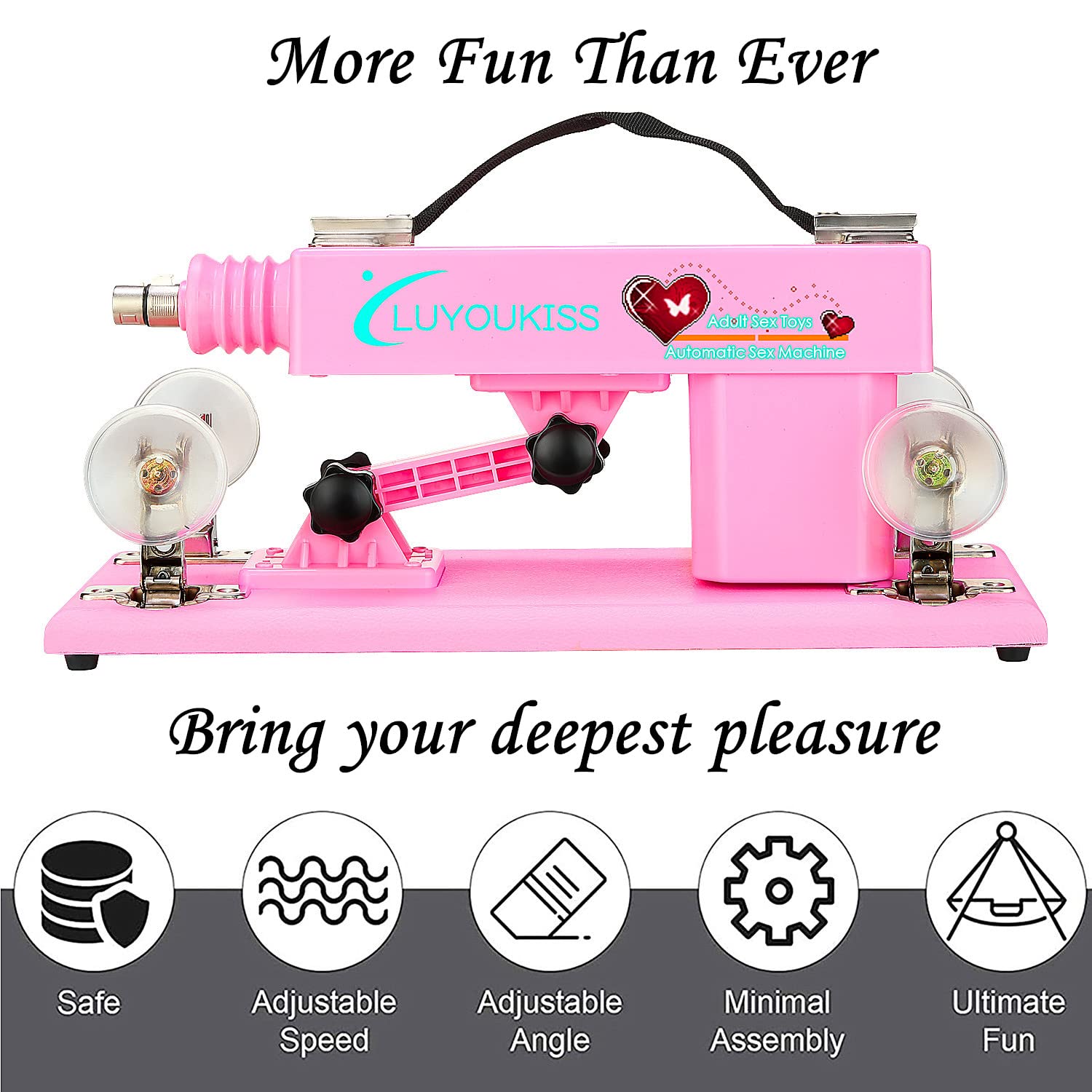Automatic Sex Machine for Women, Adult Sex Machine Thrusting Dildo Women Masturbation, Adjustable Vaginal Anal Machine Device Sex Love Machine