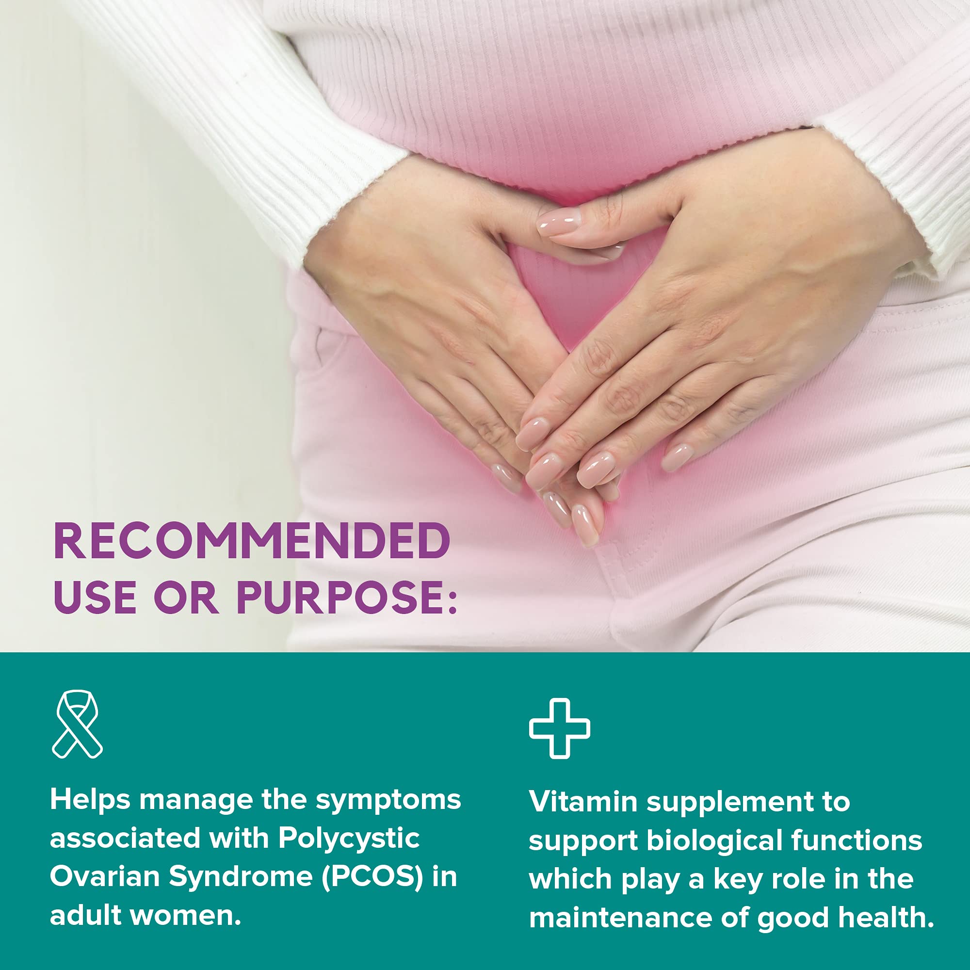 Ovofolic PCOS Supplement for Women, with MyoInositol & DChiro