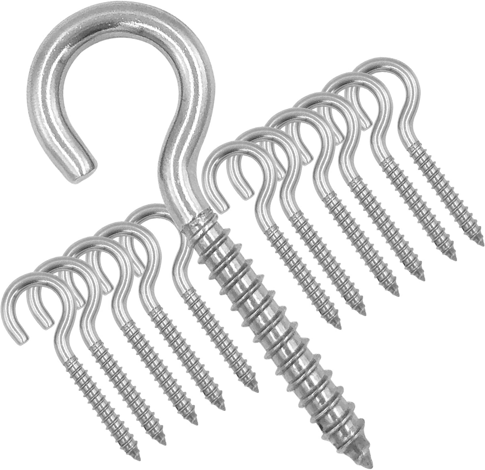 5PCS M10 Hook Bolt 304 Stainless Steel Ring Screw High Hardness Steel