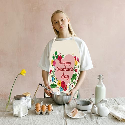 Miniatura 5 de Delantal para el día de la madre, delantal ajustable para el día de la madre, la mejor mamá de todos los tiempos, para mujeres, cocina, cocinero,