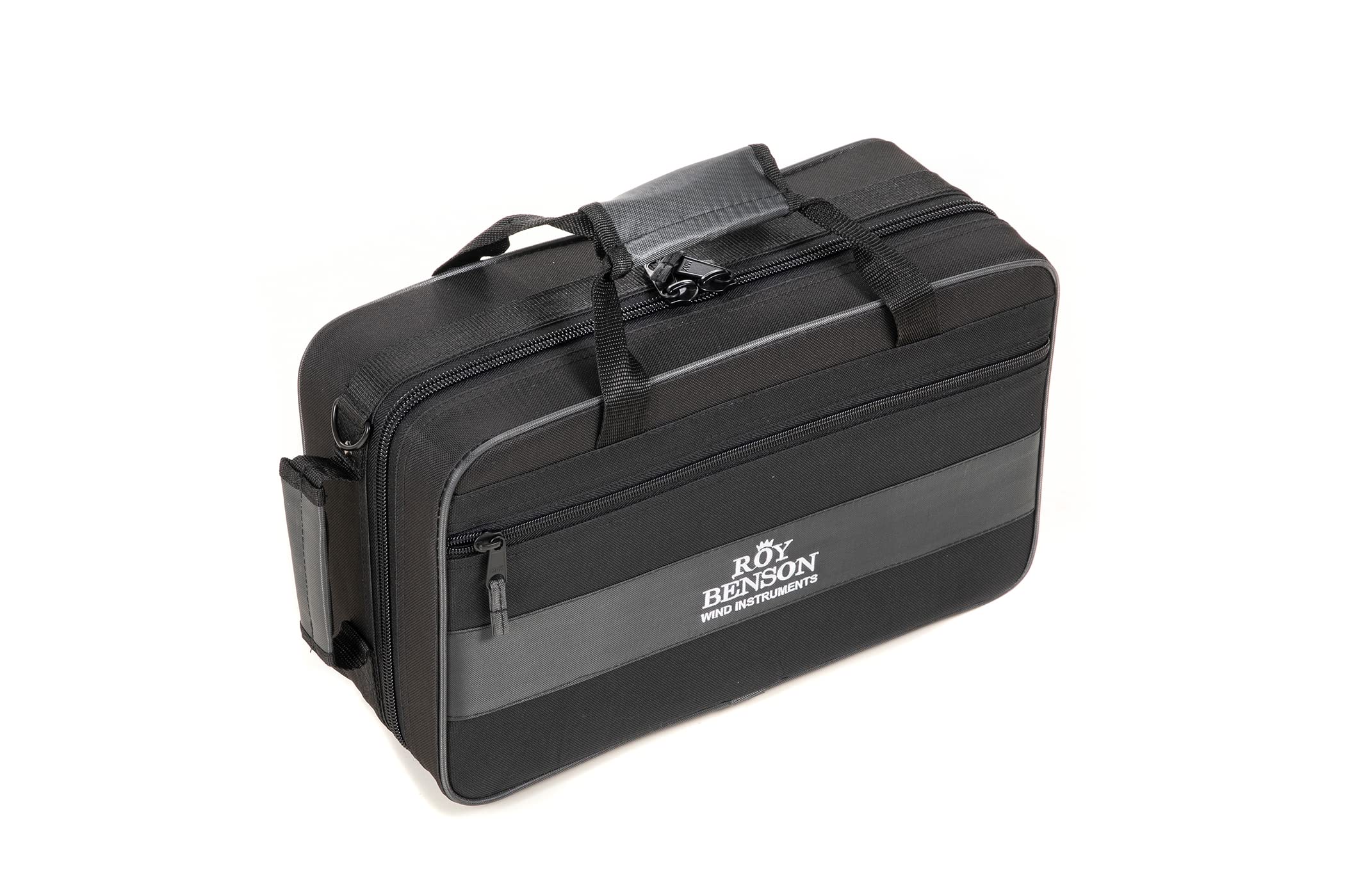 Roy Benson Bb-Cornet CR-302 (cornetta professionale con alesaggio ML, campana in ottone da 119 mm, leadpipe in ottone dorato, guide esterne in alpacca e valvole in acciaio inossidabile), laccata