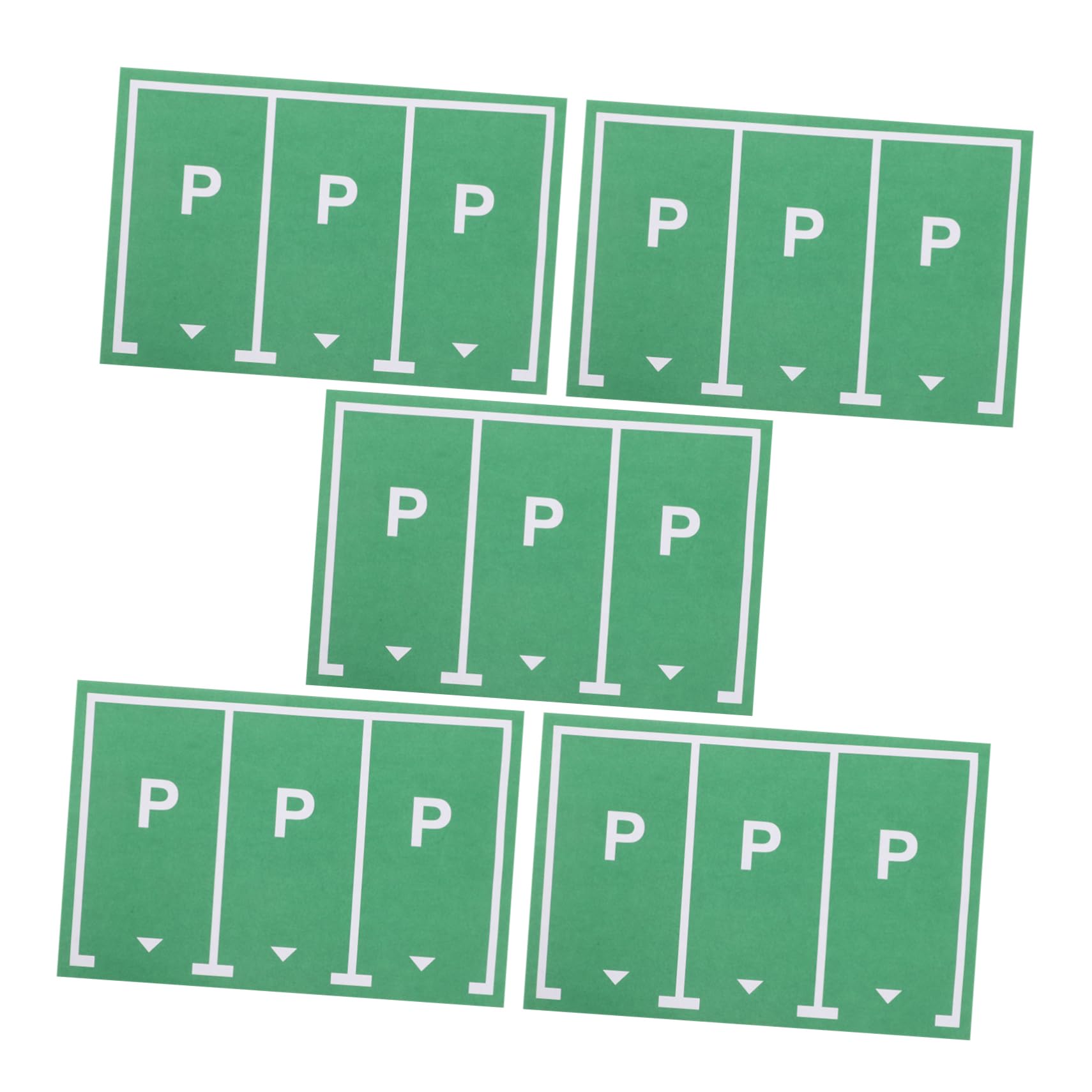 BRIGHTFUFU Car Parking Space Decals 5pcs Boys and Girls Room Wall Stickers Easy Apply Long-Lasting Colors Safe for Playrooms