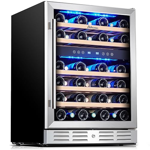 Kalamera 24 inch Wine Cooler, 37 Bottle - Dual Zone