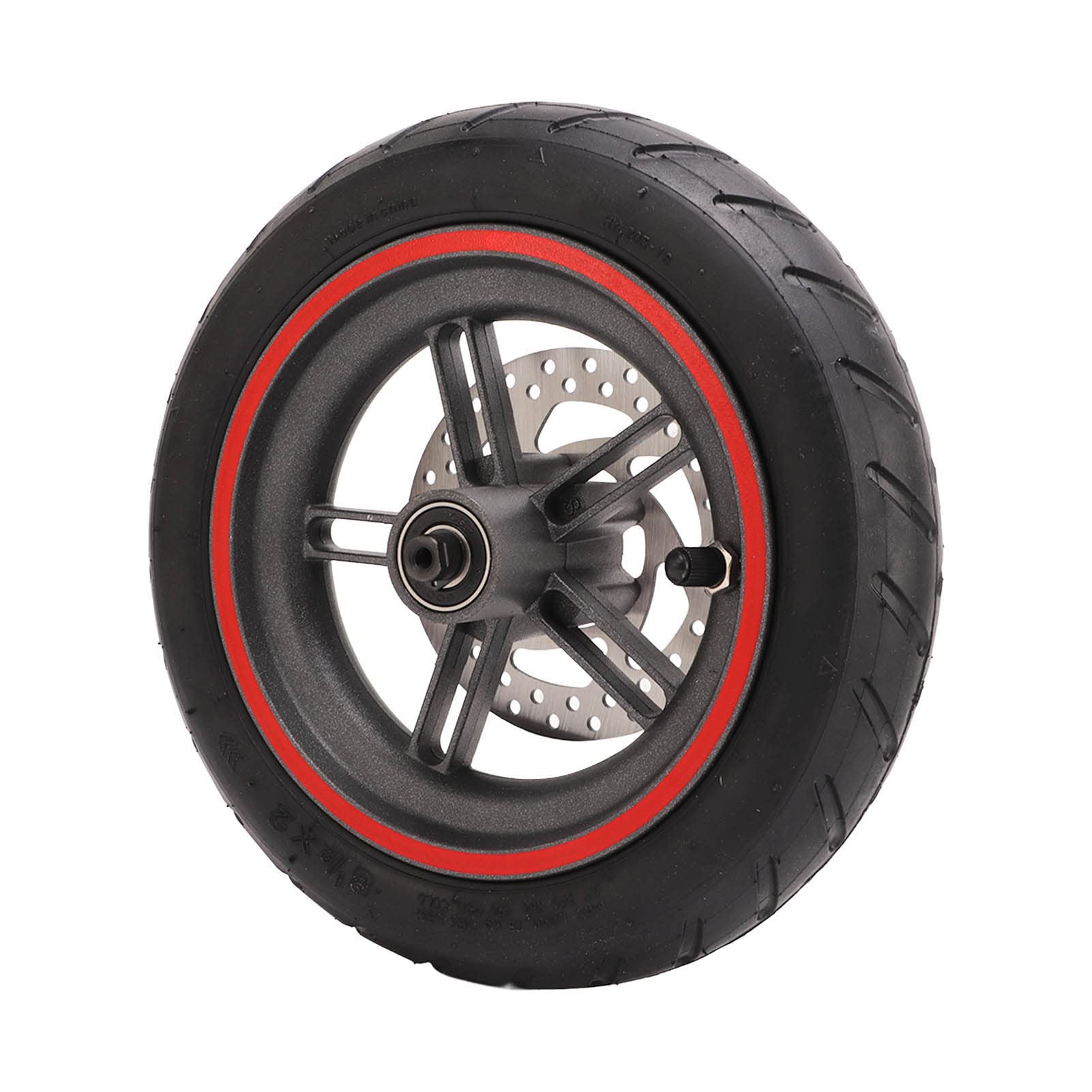 Roue Arrière de Trottinette Électrique pour Xiaomi M365 1S, Pneu de Roue Arrière de Scooter Électrique avec Frein à Disque 110 mm