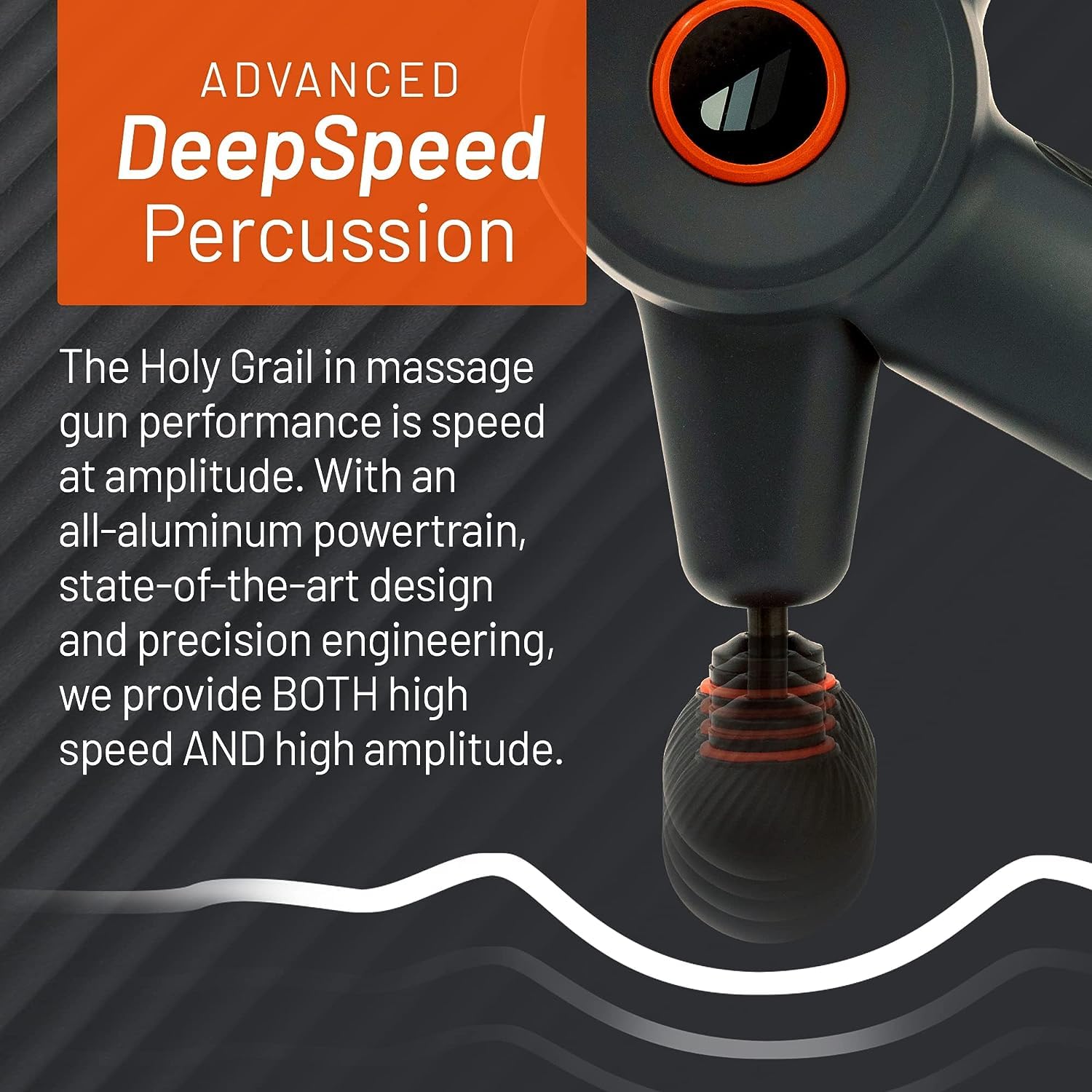 Wellbody Wingspan | Beheizte Massagepistole | Tiefengewebe-Massagegerät | Heatball-Technologie | Leises Handgerät | Massagegerät für Muskeln | Vollaluminium-Powertrain