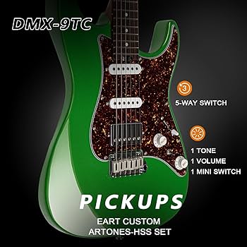 EART ギター Amazon.com: EART GW-7F 7 String Solid-Body Electric Guitar