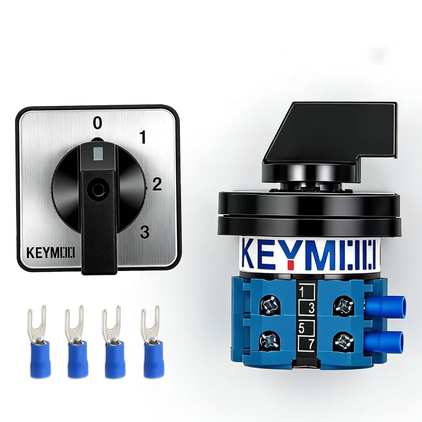 ま*ー様 Switch Keymoo 20A Rotary Changeover Switch 660V 4 Position 2 Poles 8