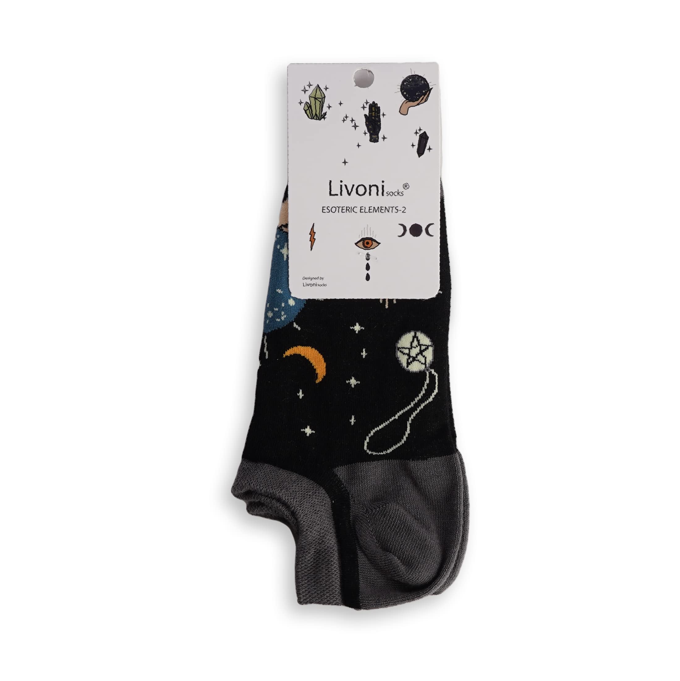LivoniEsoteric Elements Low Socks 43 46