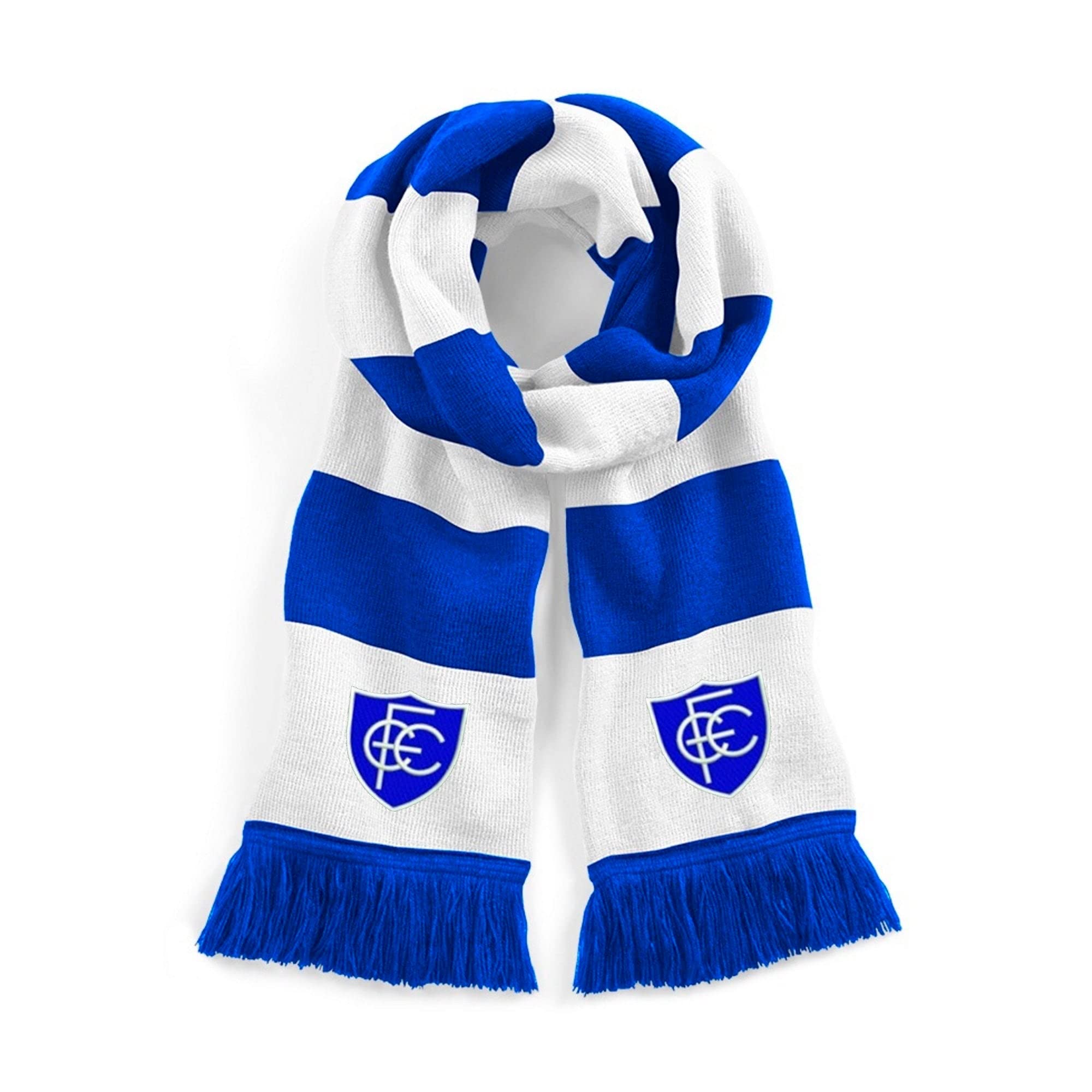 Chesterfield 1950s Retro Traditional Football Scarf Embroidered Logo