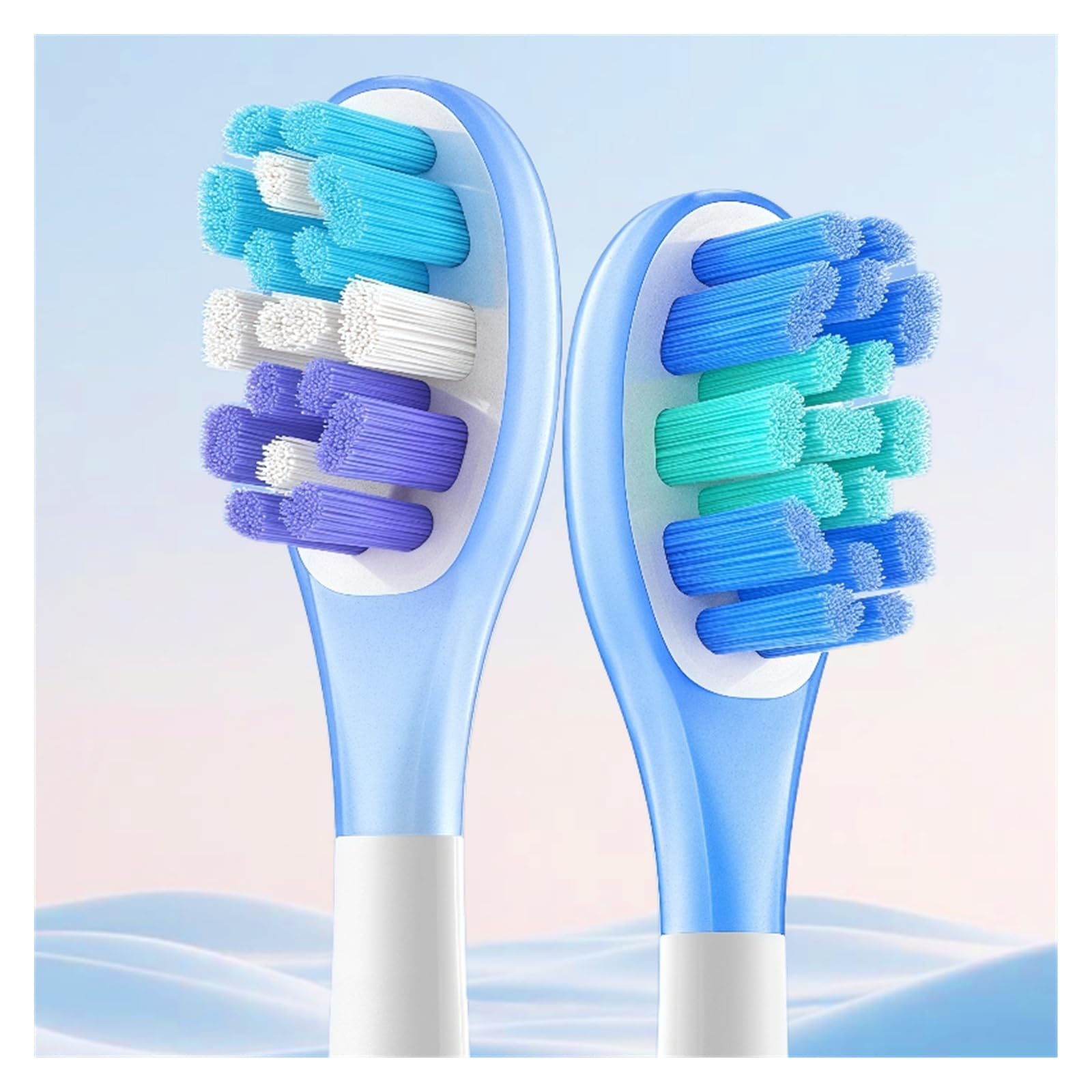 Cabezal De Cepillo De Dientes De Repuesto.Compatible Para Usmile Y4 Y10 Y1S Y20 Y10PRO Y20PRO Cepillo De Dientes Eléctrico(Purple 8PCS)