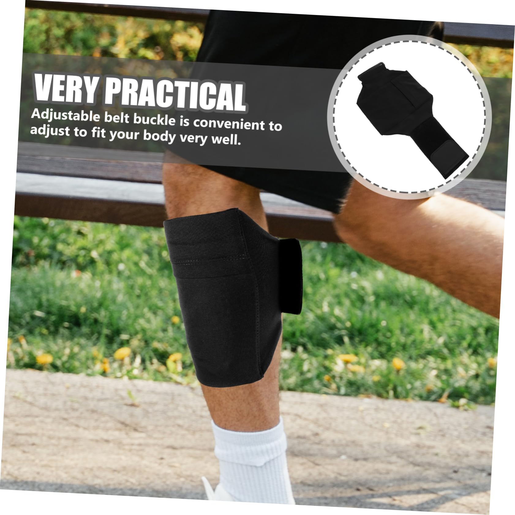 LIOOBO 6pièces De Sport Multifonction De Jambe Ajustable pour Téléphone Mobile pour Course Le Cyclisme Activités De Plein Air