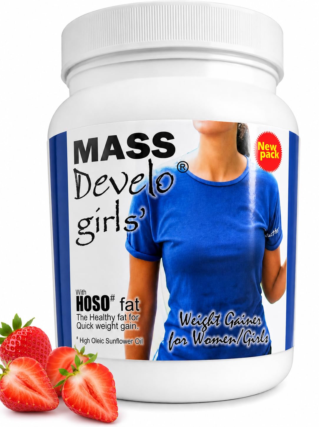 Develo Weight Mass Gainer Protein Shake for Fast Gain in women girls,Nutrition Food Supplement,with Natural Fat Energy 27 Vitamins & Minerals - 500 grams Powder Kesar Badam Flavour — Amazon image 6