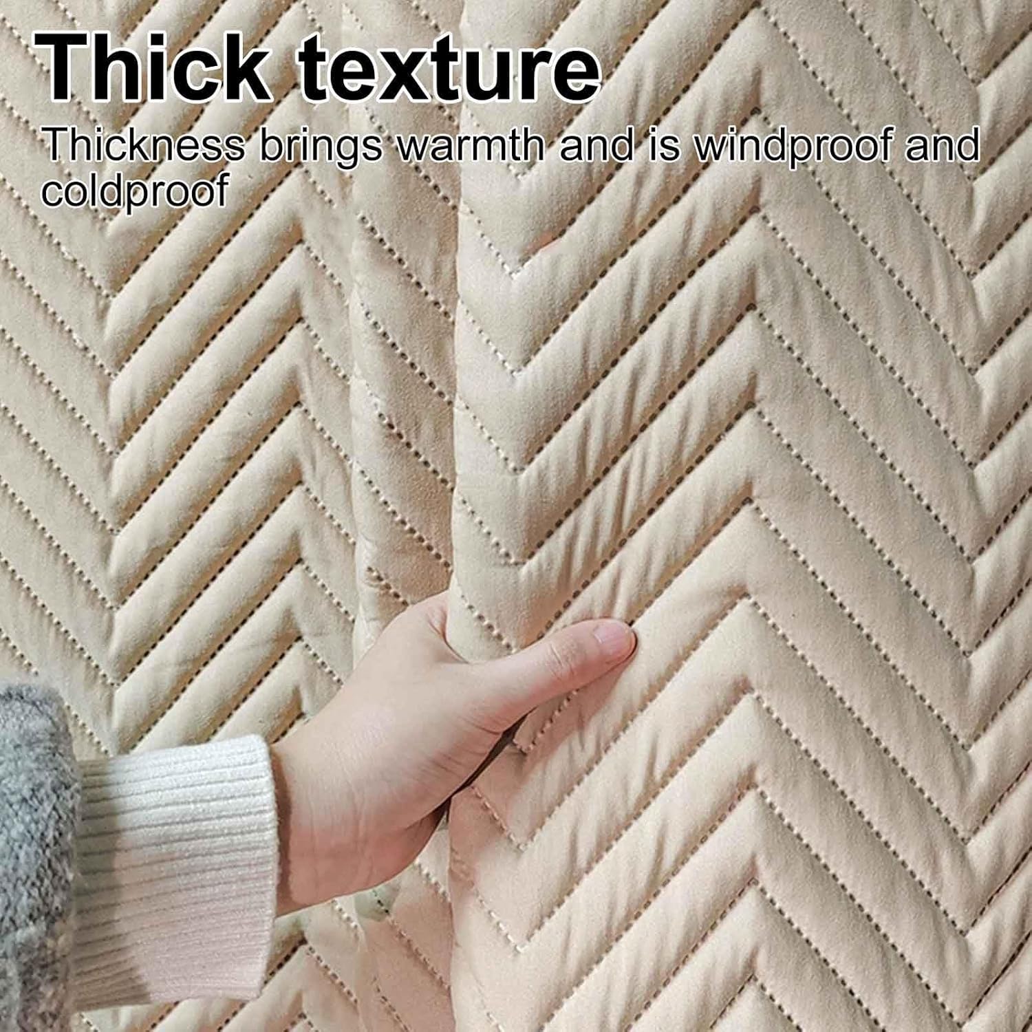 Weatherproofing Window Insulation Kits, Window Insulation, Keep Cold Out - Punch - Free Insulated Window, Soundproof Cold Protection, for Balcony Bedroom(Gray,120 * 180cm/47 * 71in)