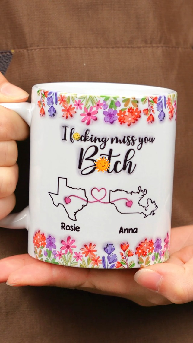 Mug personalizado 3D Wrappiness para amistad a distancia miniatura 7