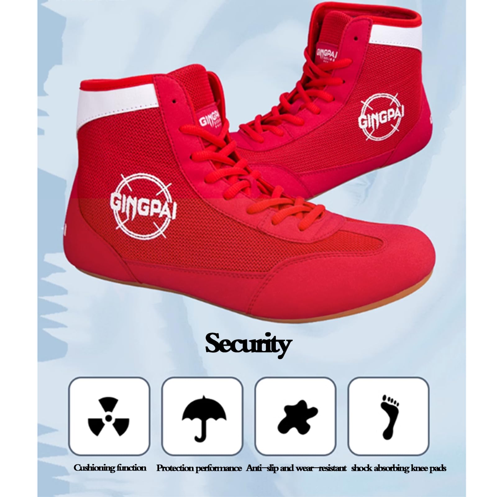 Zapatos De Lucha Juvenil,Zapatos De Boxeo Unisex NiñOs,Botas De Boxeo para Fitness,Liviablesy Transpirables,Superior De Malla Transpirable,para Hombres Mujeres NiñOs NiñOs Adolescentes