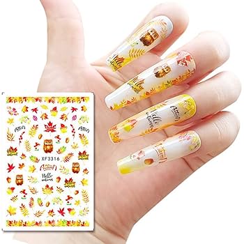 Amazon.co.jp: 秋シール秋ネイルシール秋紅葉用品紅葉女児ネイル