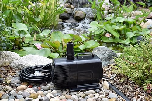 Miniatura 5 de EasyPro EP400 - Bomba sumergible para estanques, cascadas, arroyos y características de agua.  Fiable, silenciosa y eficiente energéticamente, 400