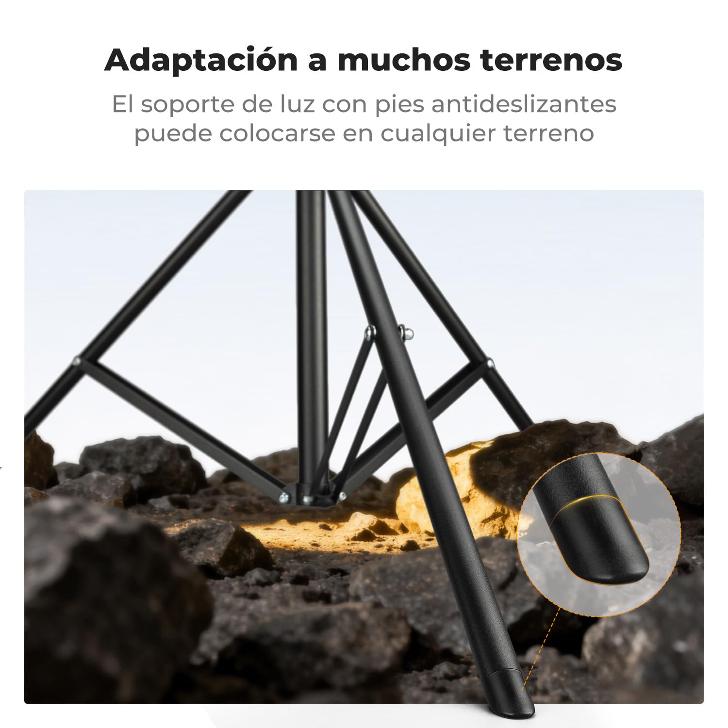 K&F CONCEPT Trípode de luz para fotografía, 230 cm, Metal Light Stand para fotografía de Estudio, Reflector, Flash y vídeo, trípode de iluminación Ajustable Alto con Bolsa para trípod y 1/4" Srew