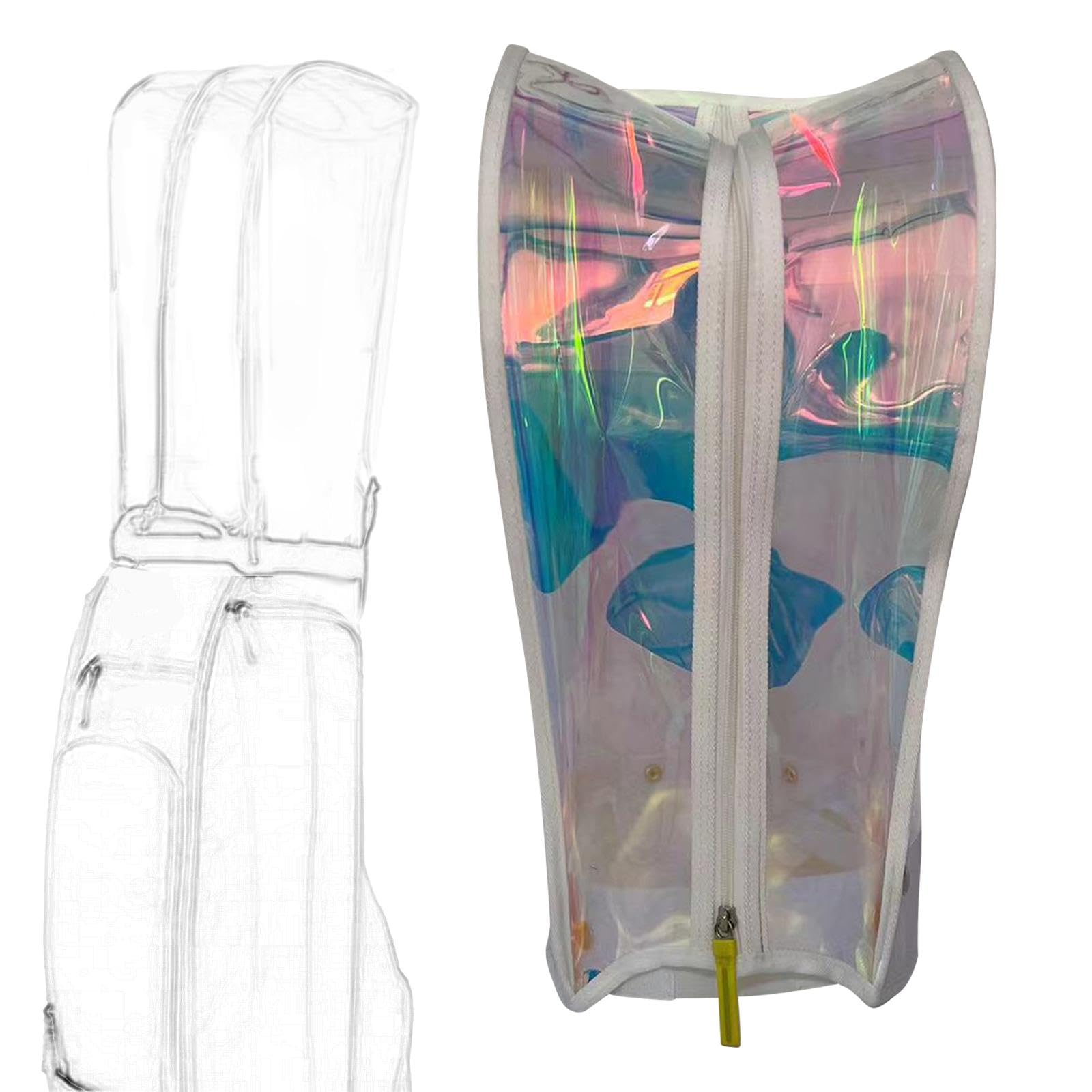 Funda para Bolsa de Golf Impermeable Cubierta para Carrito Protección contra Polvo Diseño con Cremallera PVC Adecuada para Hombres Mujeres Go