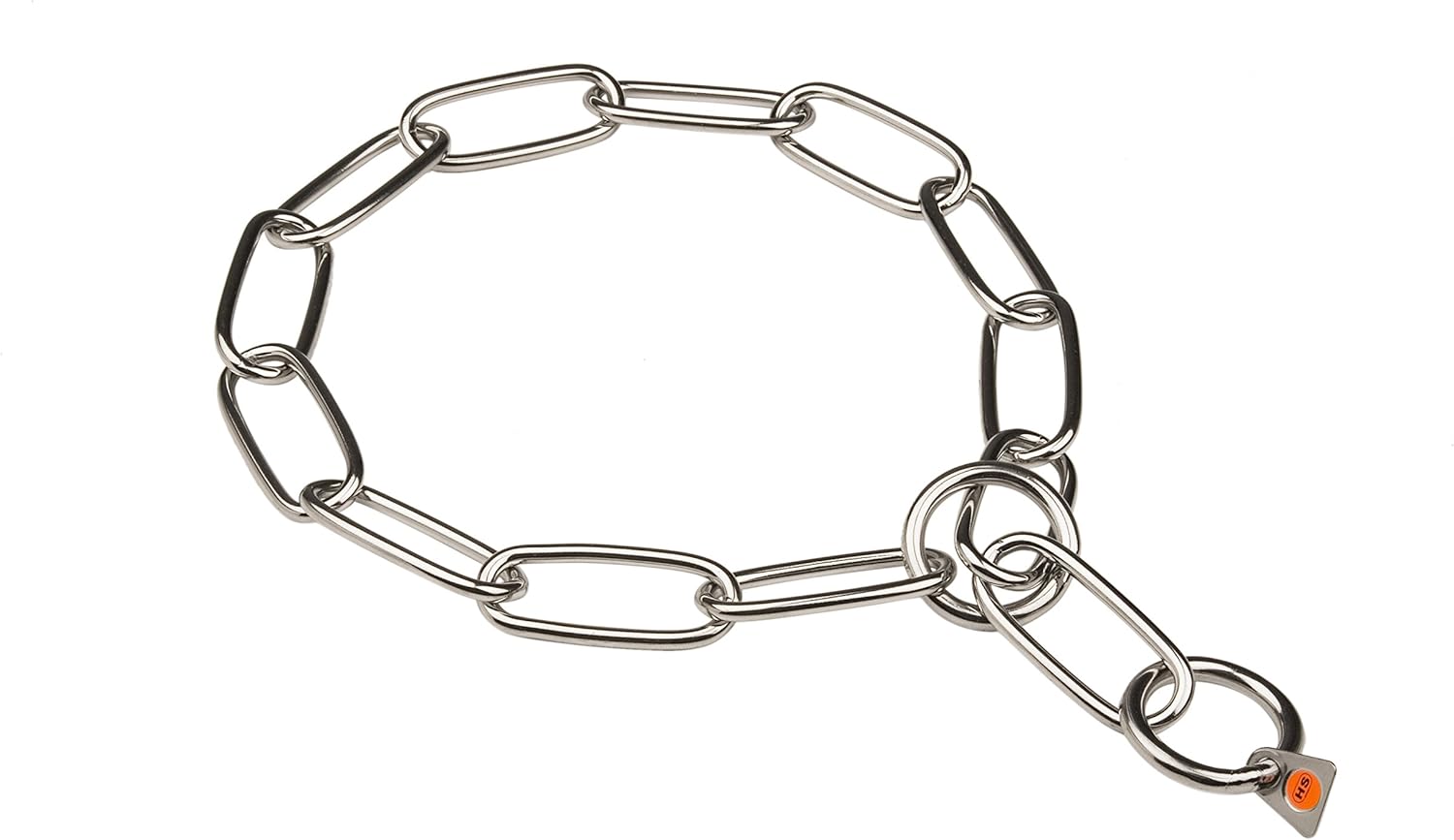 Herm Sprenger Stainless Steel Long Link Chain Collar - 4 mm x 28 Inches