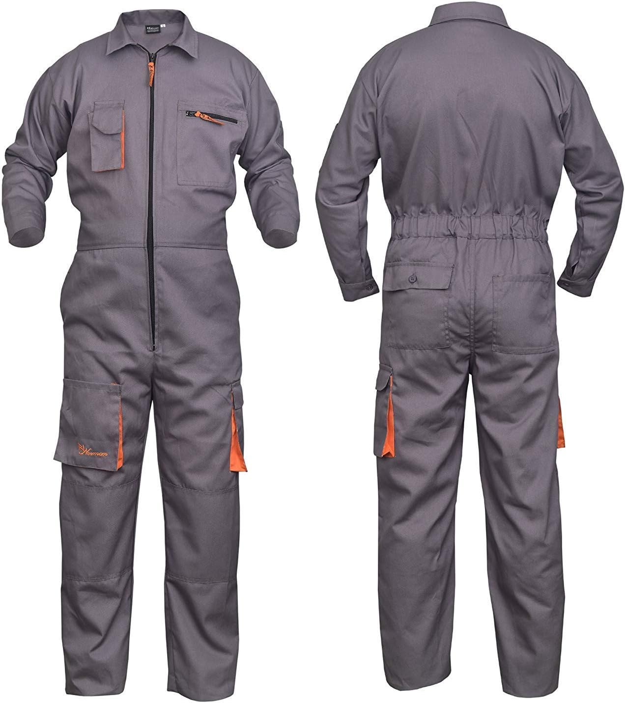 Navy Blue Work Wear Men's Overalls Boiler Suit Coveralls Mechanics Protective