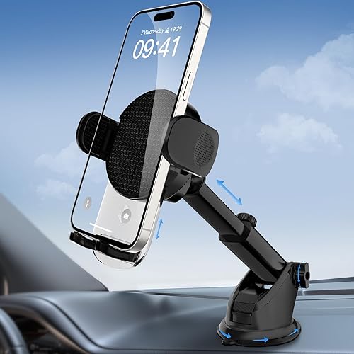 Soporte de teléfono con ventosa para automóvil, soporte universal para teléfono para salpicadero del automóvil, parabrisas y teléfono nueva