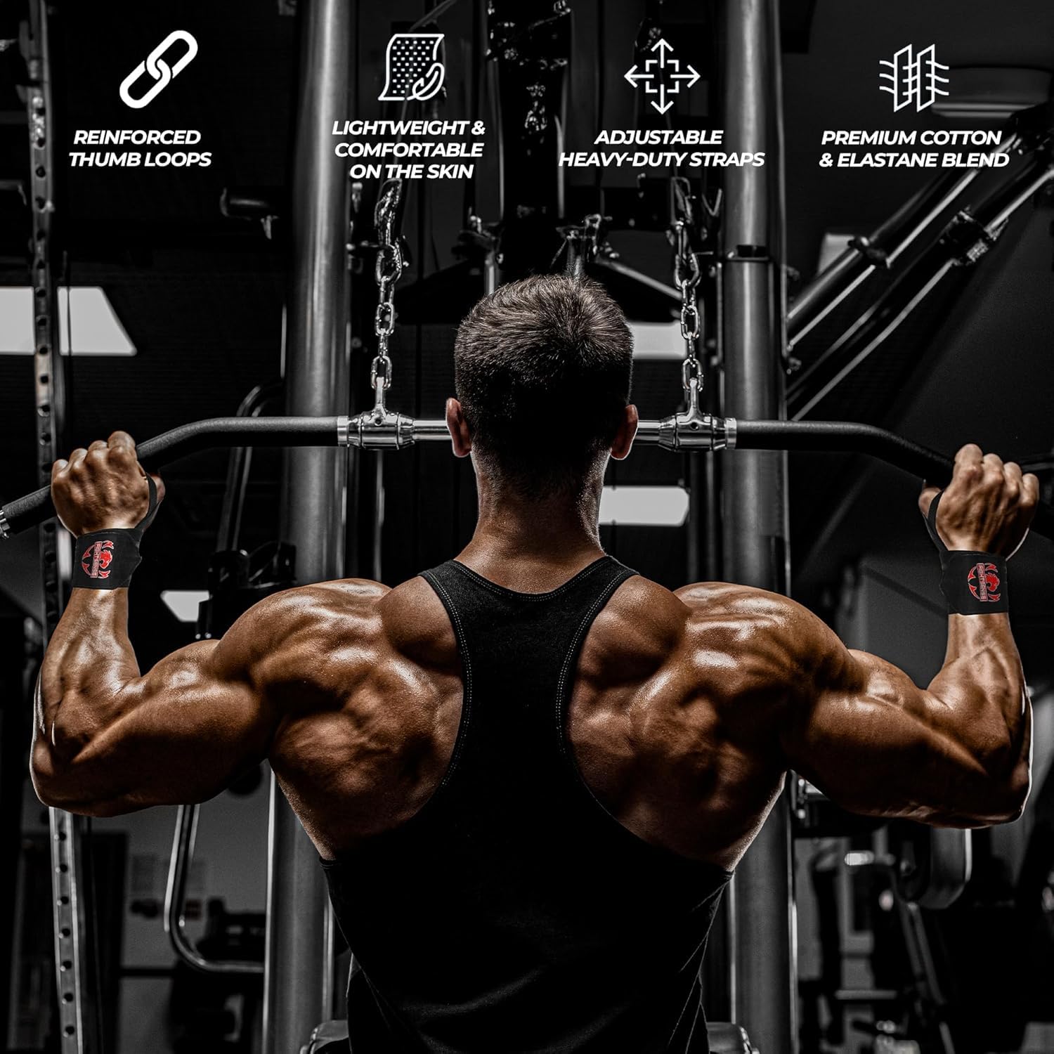 FIGHTSENSE - Aislador de músculos para bíceps y tríceps, para Fitness, Gimnasio, Entrenamiento, Rojo