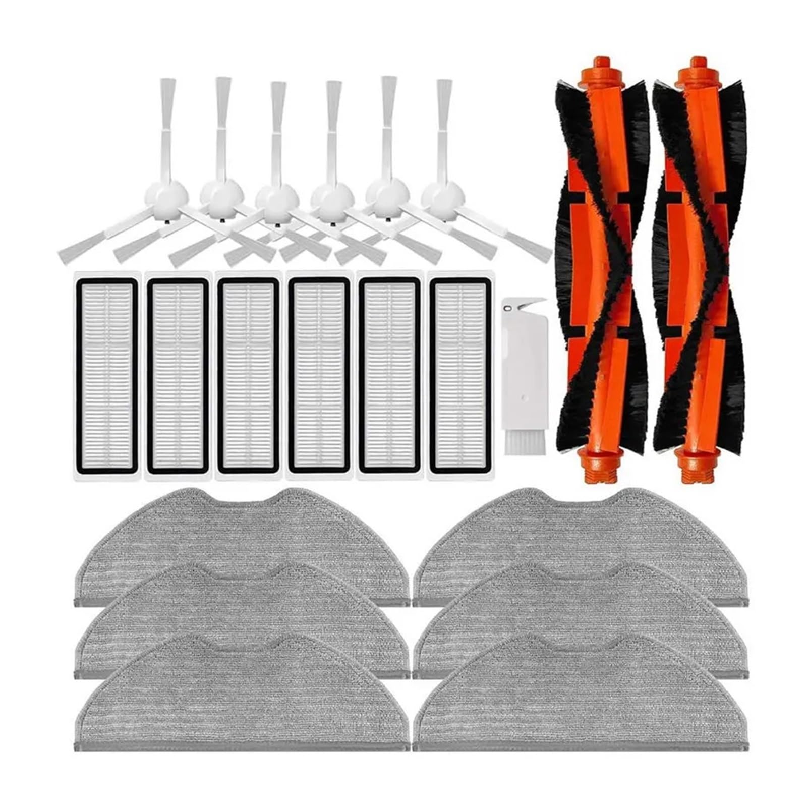 Kit Di Accessori for Mop In Microfibra Di Ricambio Da 2 Set, Compatibile Con Xiaomi, S40C, E101, Ricambio for Aspirapolvere Robot