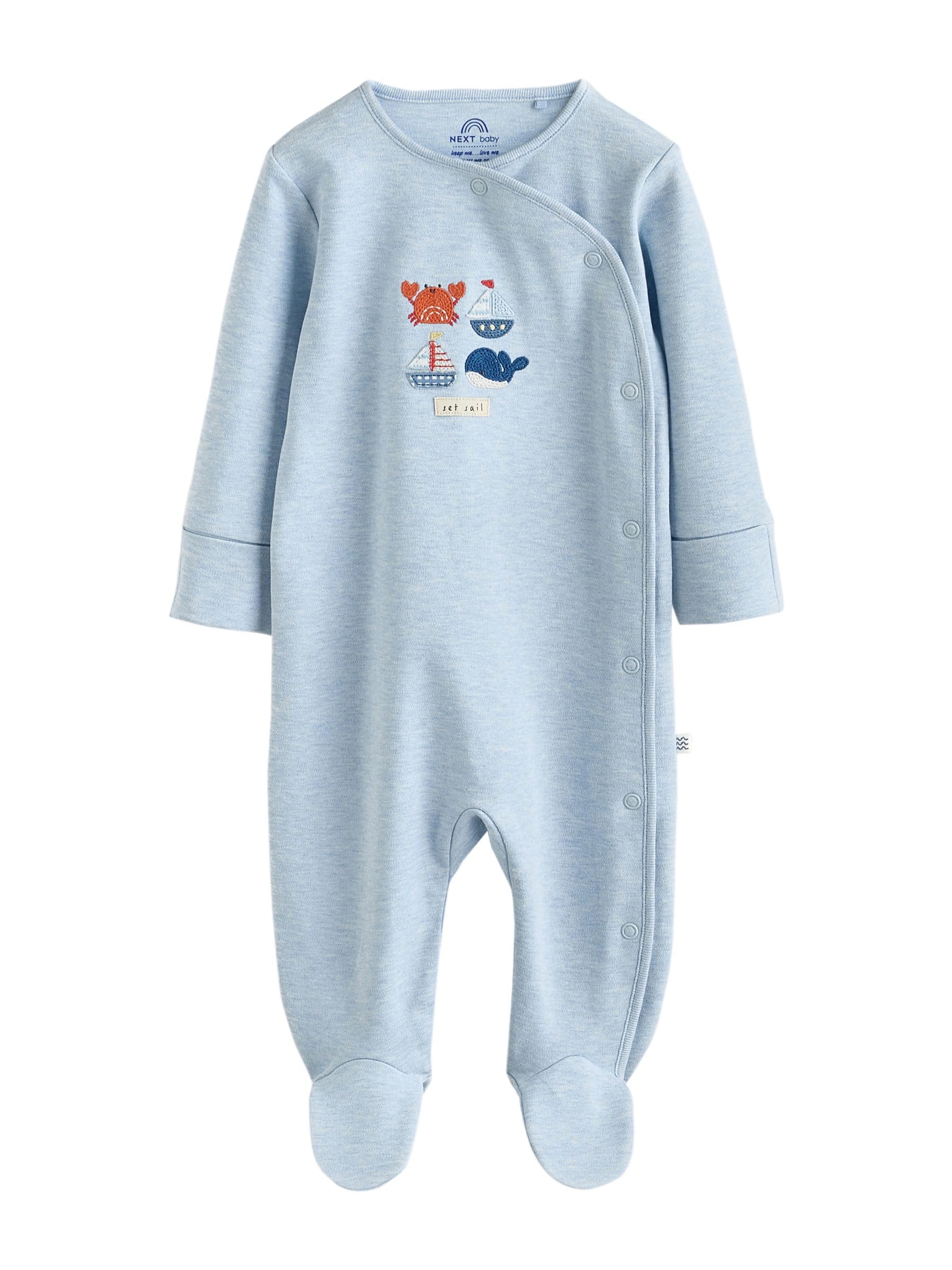 NEXT Bebés niño Pack de 3 Pijamas Tipo Pelele de bebé