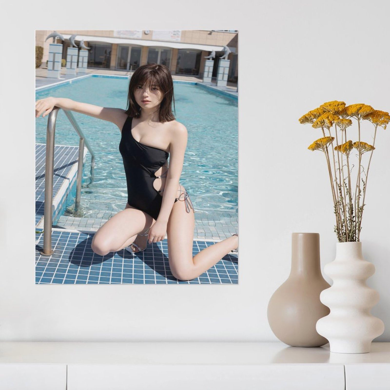 Amazon.co.jp: 工藤美樱71カスタムキャンバス画水着二次元美女アニメ