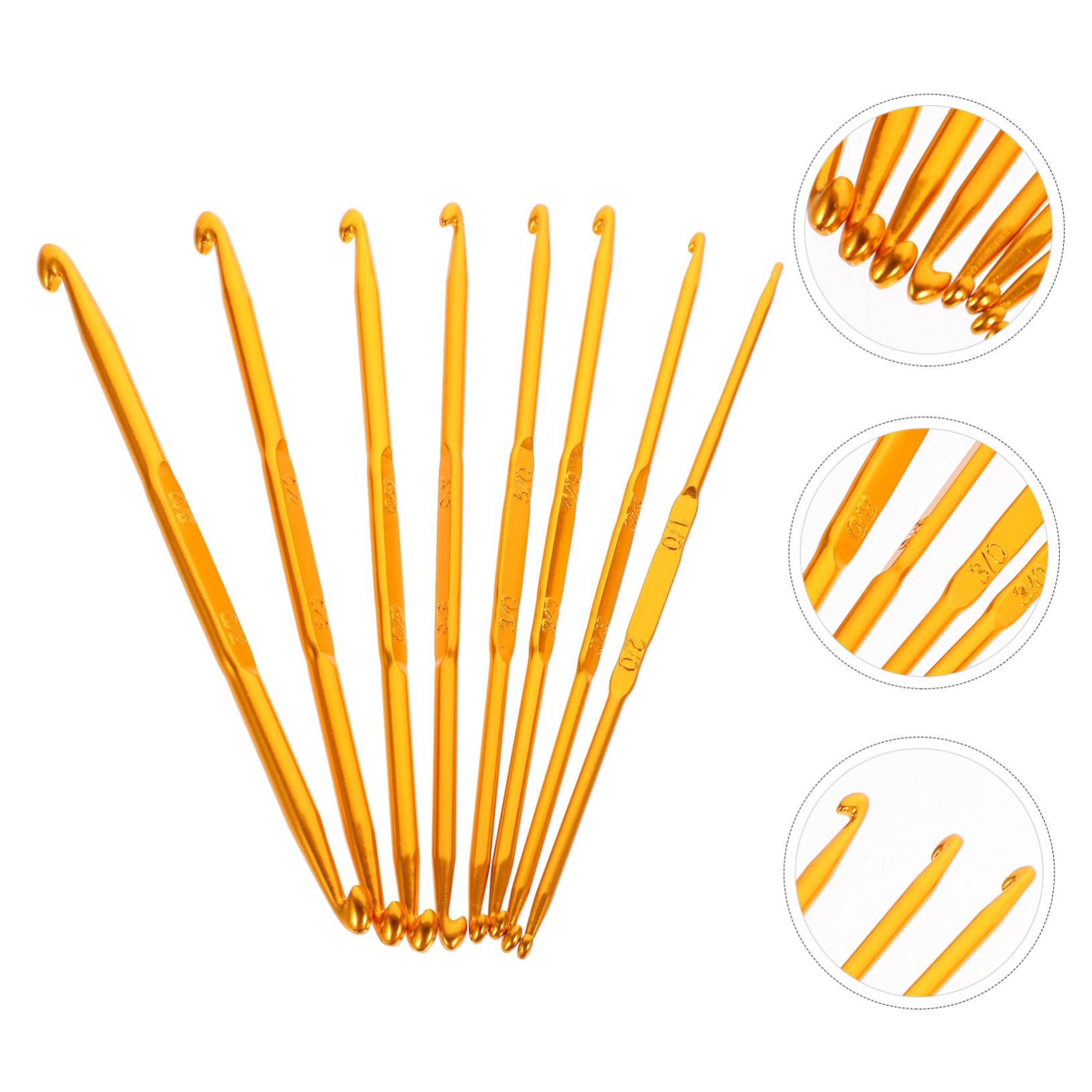 jojofuny 5 Set Uncinetti Ergonomici Per Lavoro Ganci Per Uncinetto Grandi Strumenti Per Principianti E Esperti Per Maglioni Coperte E Accessori 8 Pezzi*5