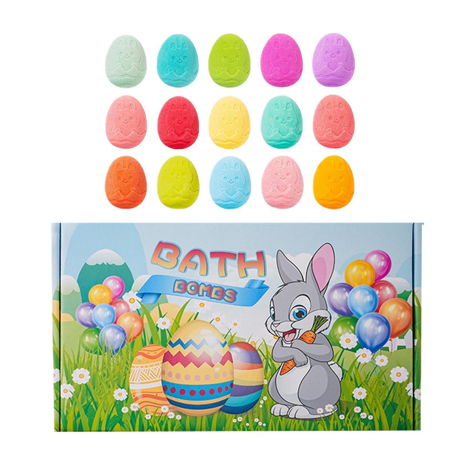 Bagnoschiuma con per Bambini 15 Pezzi Set a Tema Coniglio per il Bagno | Bombe da Bagno Profumate per Regalo Compleanno Ragazzo Viaggio Hotel Campeggio Asilo