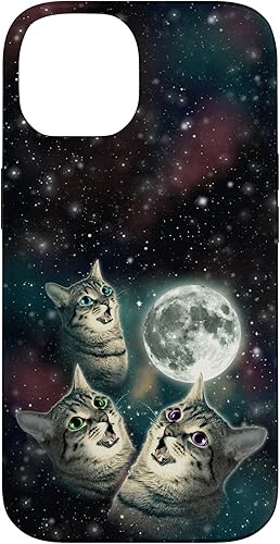 Miniatura 4 de iPhone 13 Three Cat Moon  3 Kitten Meow Dead Moon Weird Cursed Meme Case