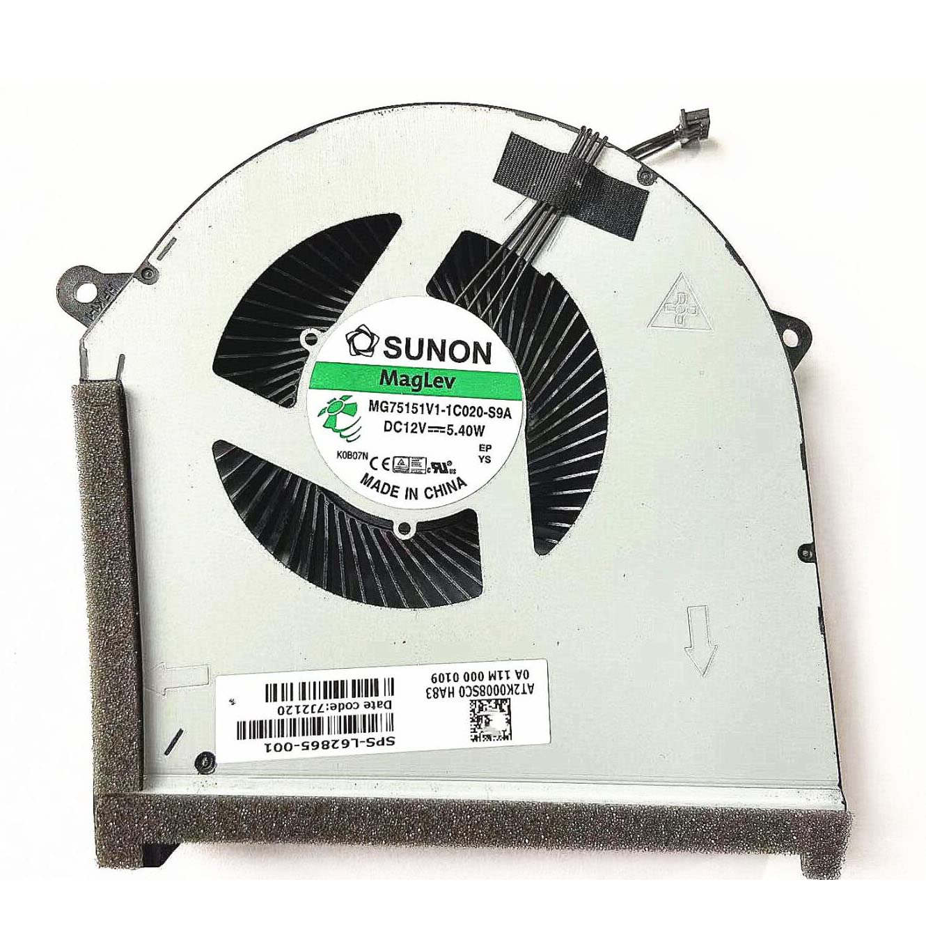 CPU + GPU Cooling Fan For HP OMEN RTX2060 Laptop - Replacement Part MG75151V1